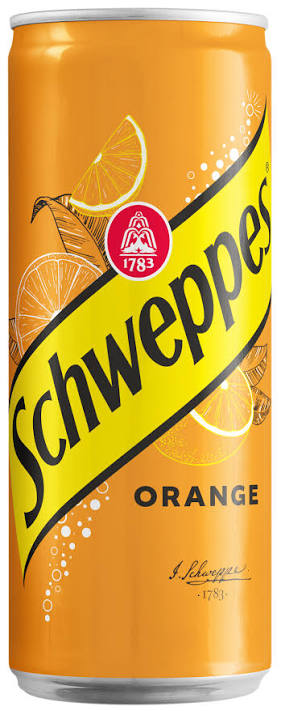 Canette Schweppes Orange 33Ml
