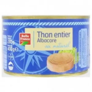Thon Entier Albacore Au Naturel 400G