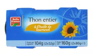 Thon Entier Albacore Au Nature 56 G