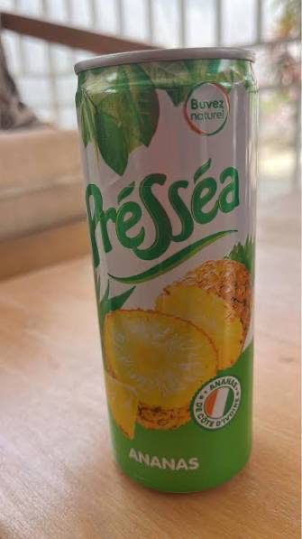 Canette Pressea Ananas 250Ml