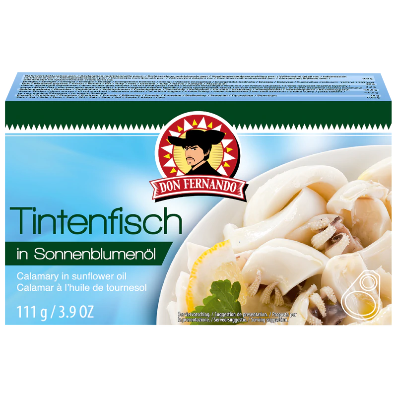 Thon Tintenfisch In Sonnenblumenol 111G