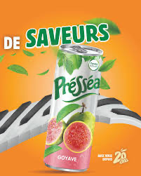 Cannette Pressea Goyave 250Ml